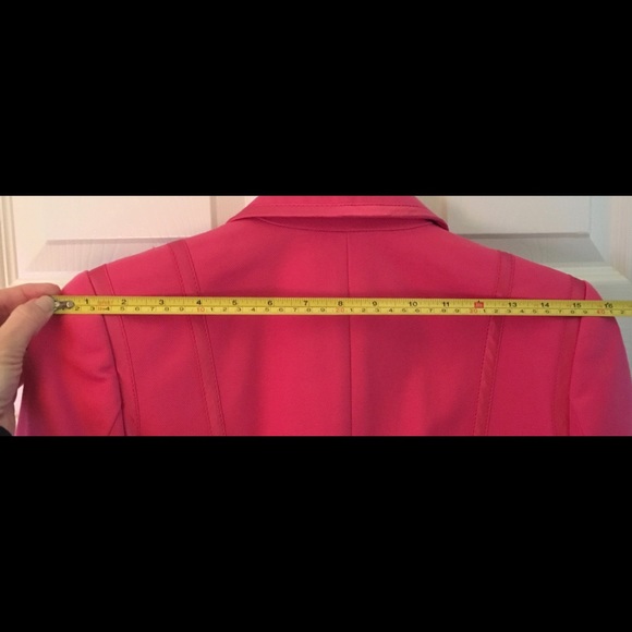 Banana Republic hot pink Spring Coat Small Petite - Picture 6 of 8